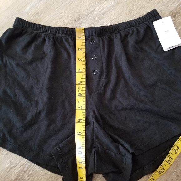 NWT Auden Black Jersey Pajama Shorts Size XS - Picture 4 of 7